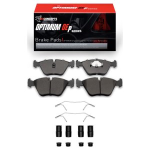 Jaguar Vanden Plas Brake Pads - Front - R1 Concepts - Optimum OE - `98-`06